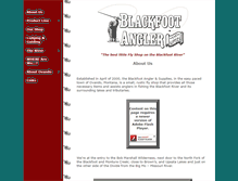Tablet Screenshot of blackfootangler.com